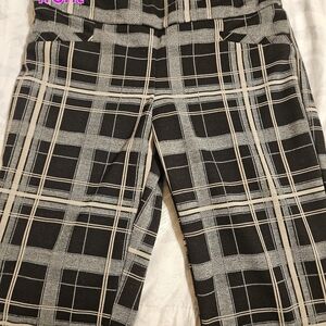 New York & Company 7th Avenue Black & Tan Pants